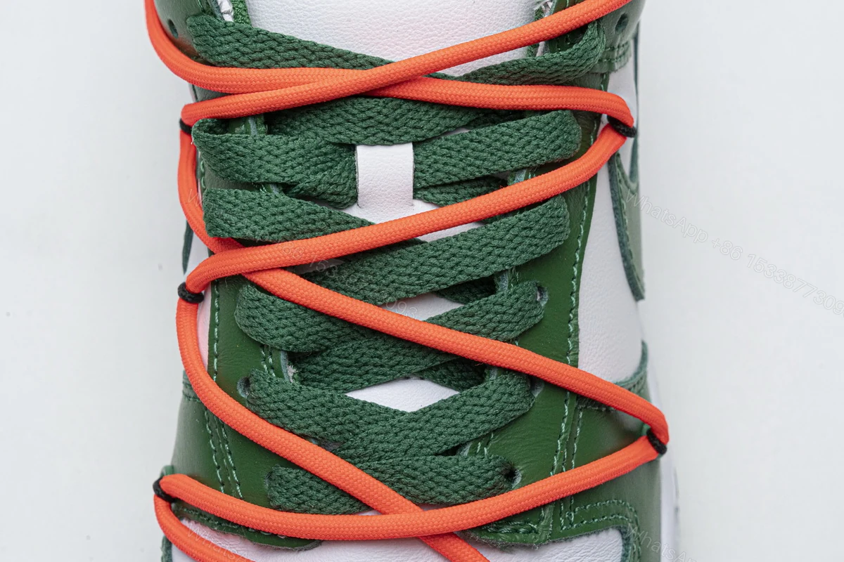 View 7 of OFF-WHITE x Nike Dunk SB Low Pine Green CT0856-100