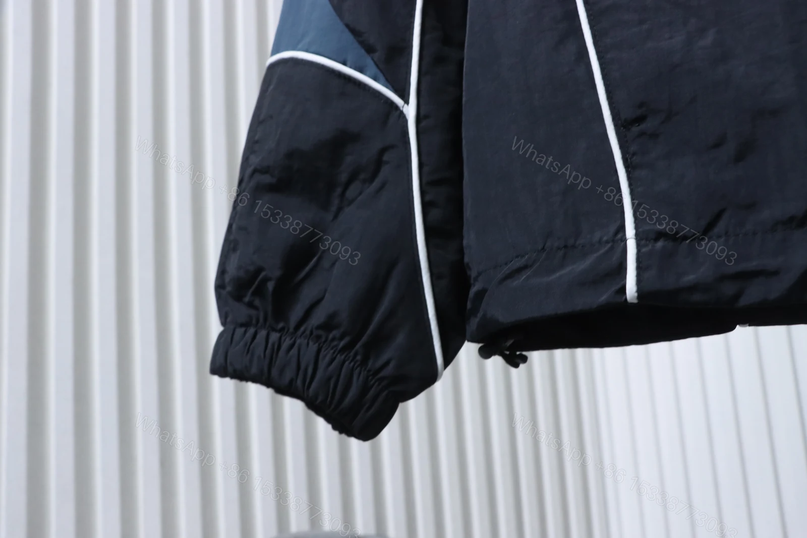 View 8 of Supreme 25FW Contrast Piping Track Jacket black