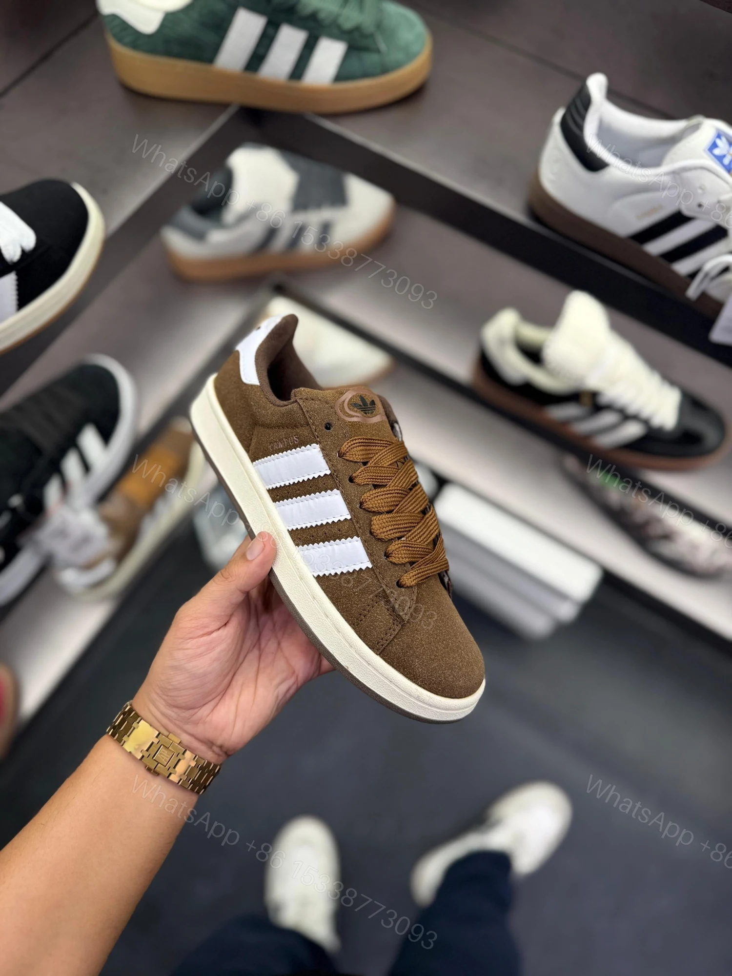 View 3 of FIRST COPY Adidas Originals Campus Brown