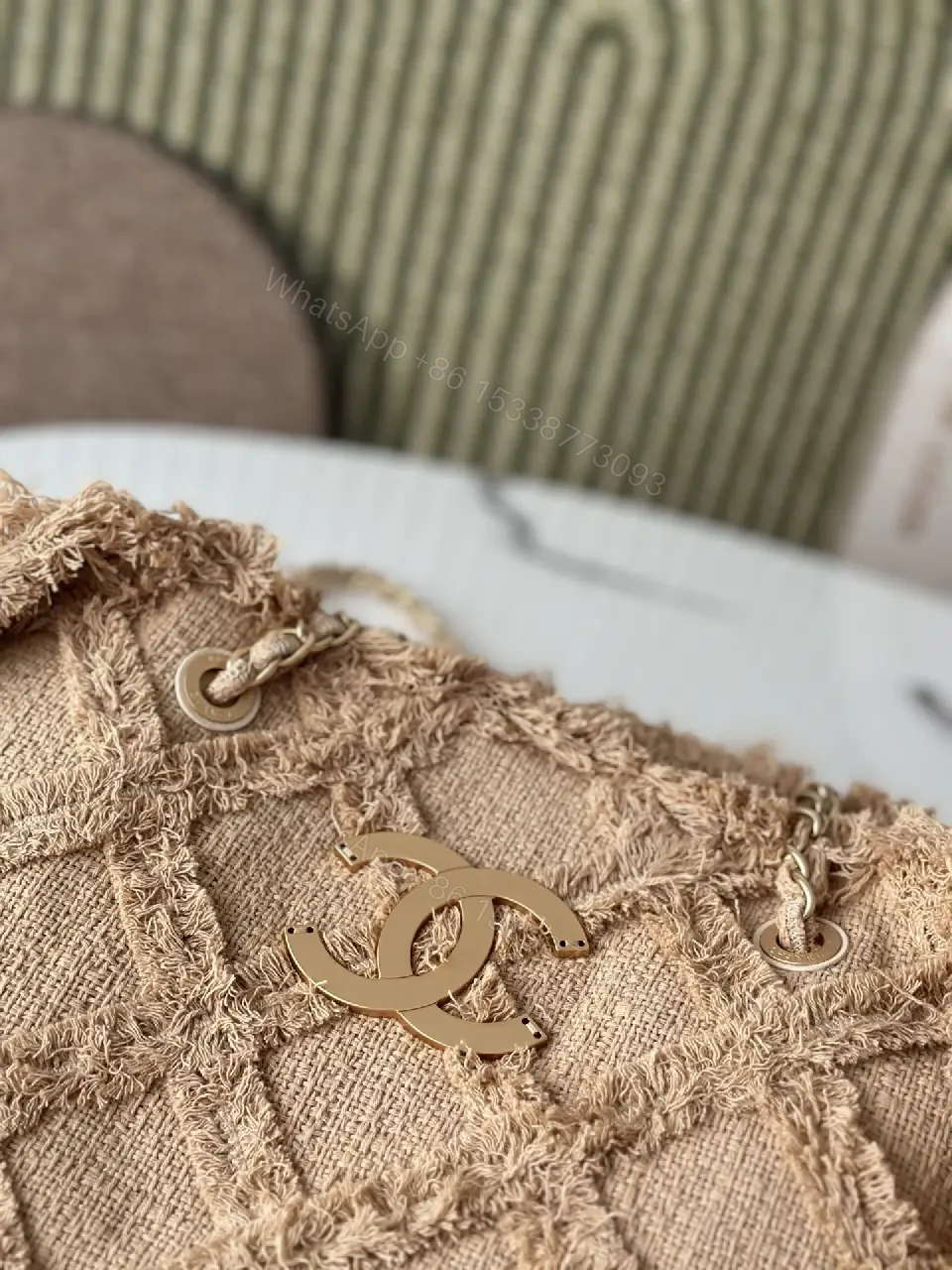 View 8 of Textured Knit Tote: Subtle Luxury Everyday Tote