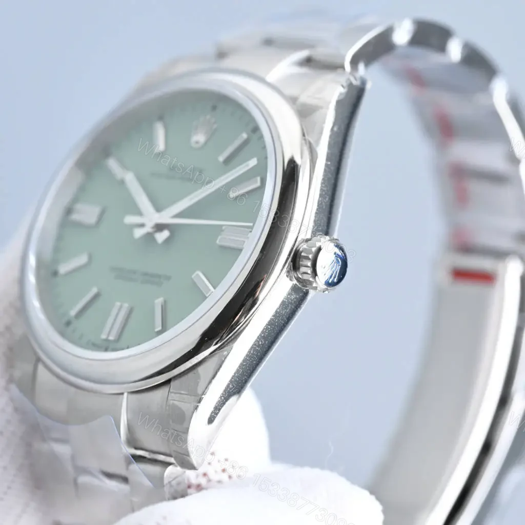 View 4 of Rolex Oyster Perpetual 41 Stainless Steel Pistachio 134300-0006