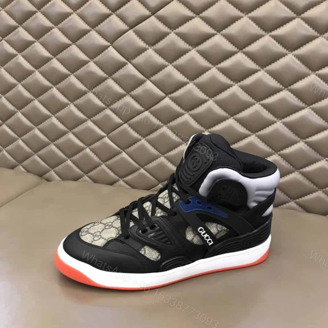View 3 of Gucci Basket black high-top sneakers – GC161