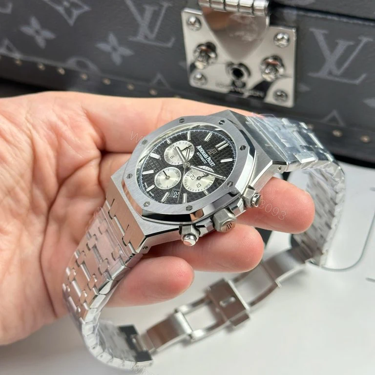 View 6 of Audemars Piguet Royal Oak 26331 Super Clone Chronograph Black Dial