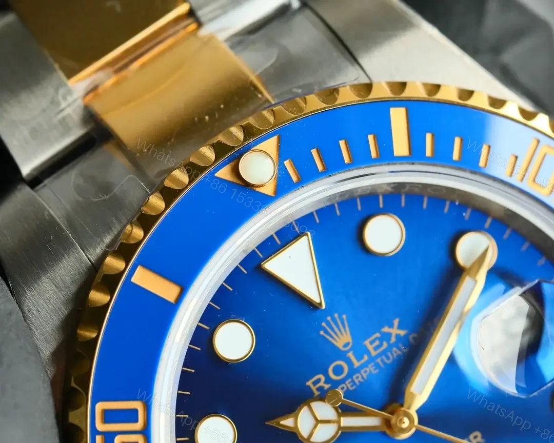 View 4 of Rolex Submariner Date 41 Stainless Steel Yellow Gold Blue Dial Oyster 126613LB-0002