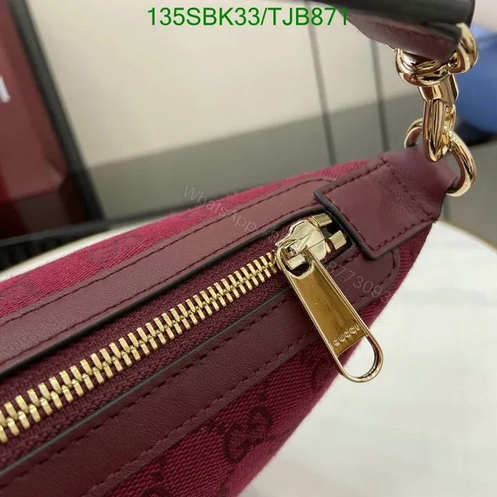 View 8 of Gucci Red Super Mini Shoulder Bag with Leather Trim Finish 795168