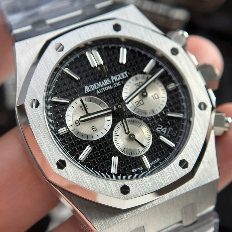 View 4 of Audemars Piguet Royal Oak 26331 Super Clone Chronograph Black Dial