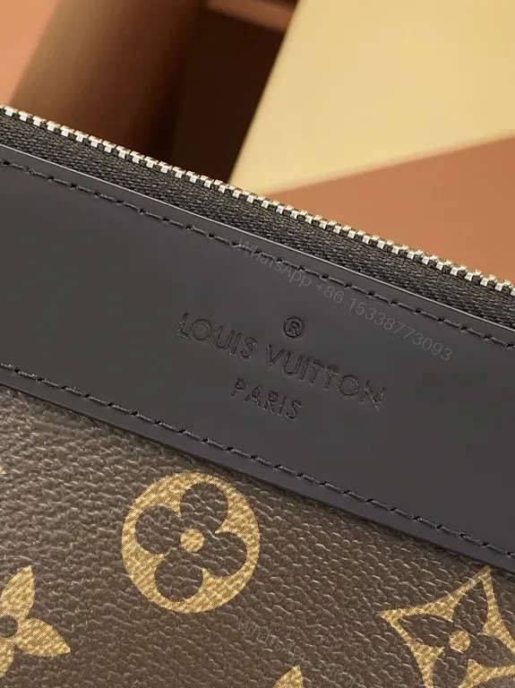 View 8 of Bold Monogram LV Clutch: Luxe, Versatile Evening Essential