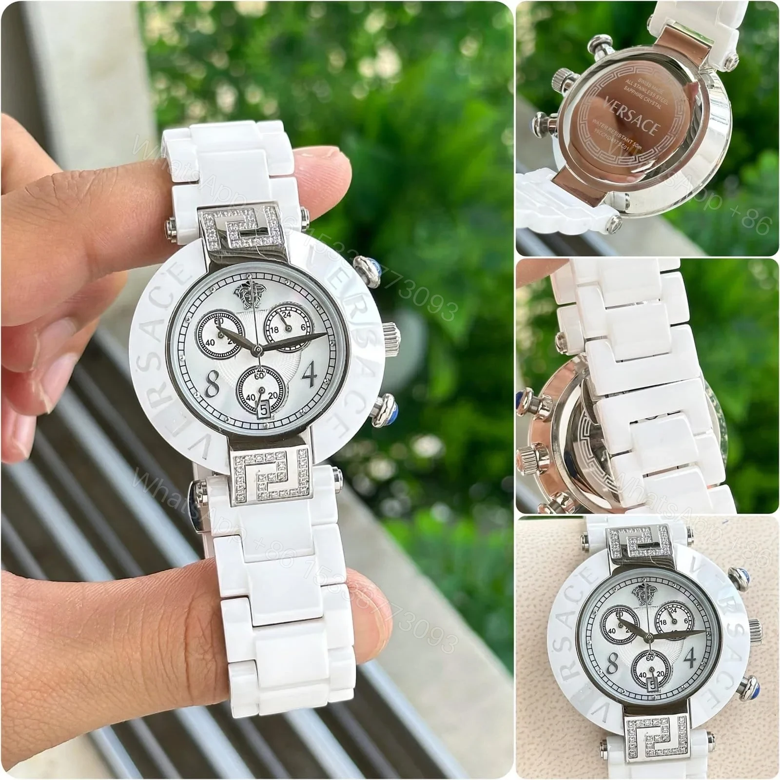 View 4 of Versace White Ceramic