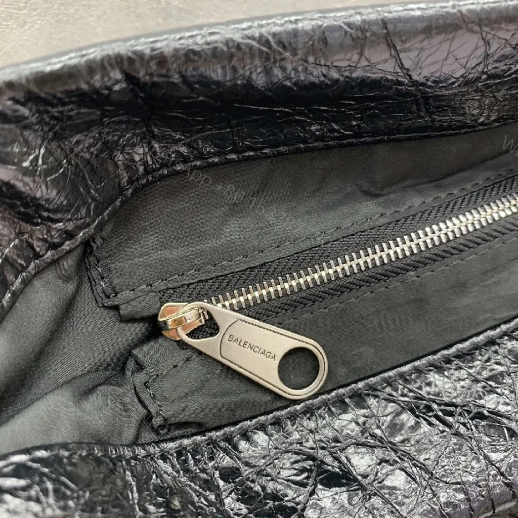 View 6 of Crinkled Leather Tote: Luxe, Quiet, Everyday Carryall