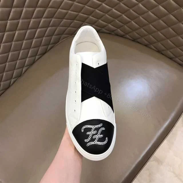 View 3 of FENDI FF MOTIF SLIP-ON SNEAKERS – FD12