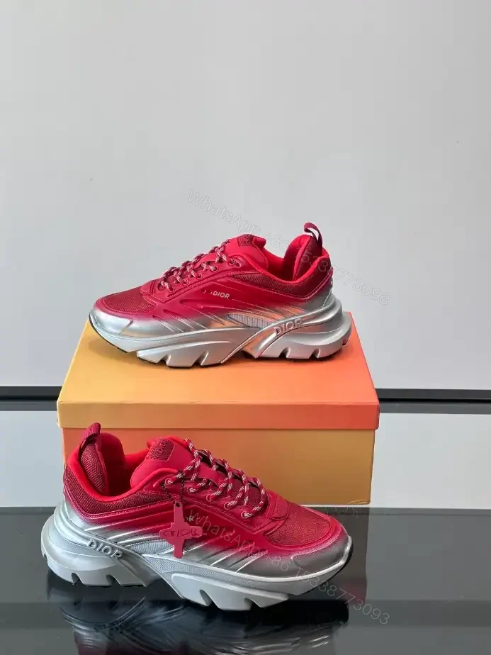 View 7 of DIOR B44 BLADE SNEAKERS GRADIENT RED AND SILVER-TONE – CD209