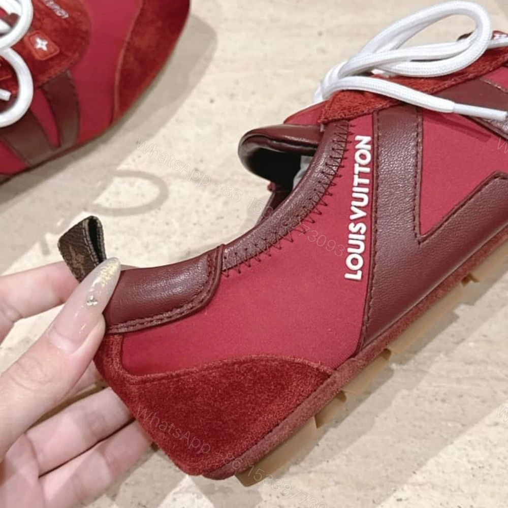 View 9 of Louis Vuitton LV Sneakerina Bordeaux Red 1AIVJI