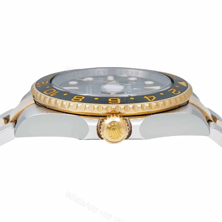View 4 of Rolex GMT-Master II 126713GRNR Super Clone: Two-Tone Yellow Rolesor 40mm