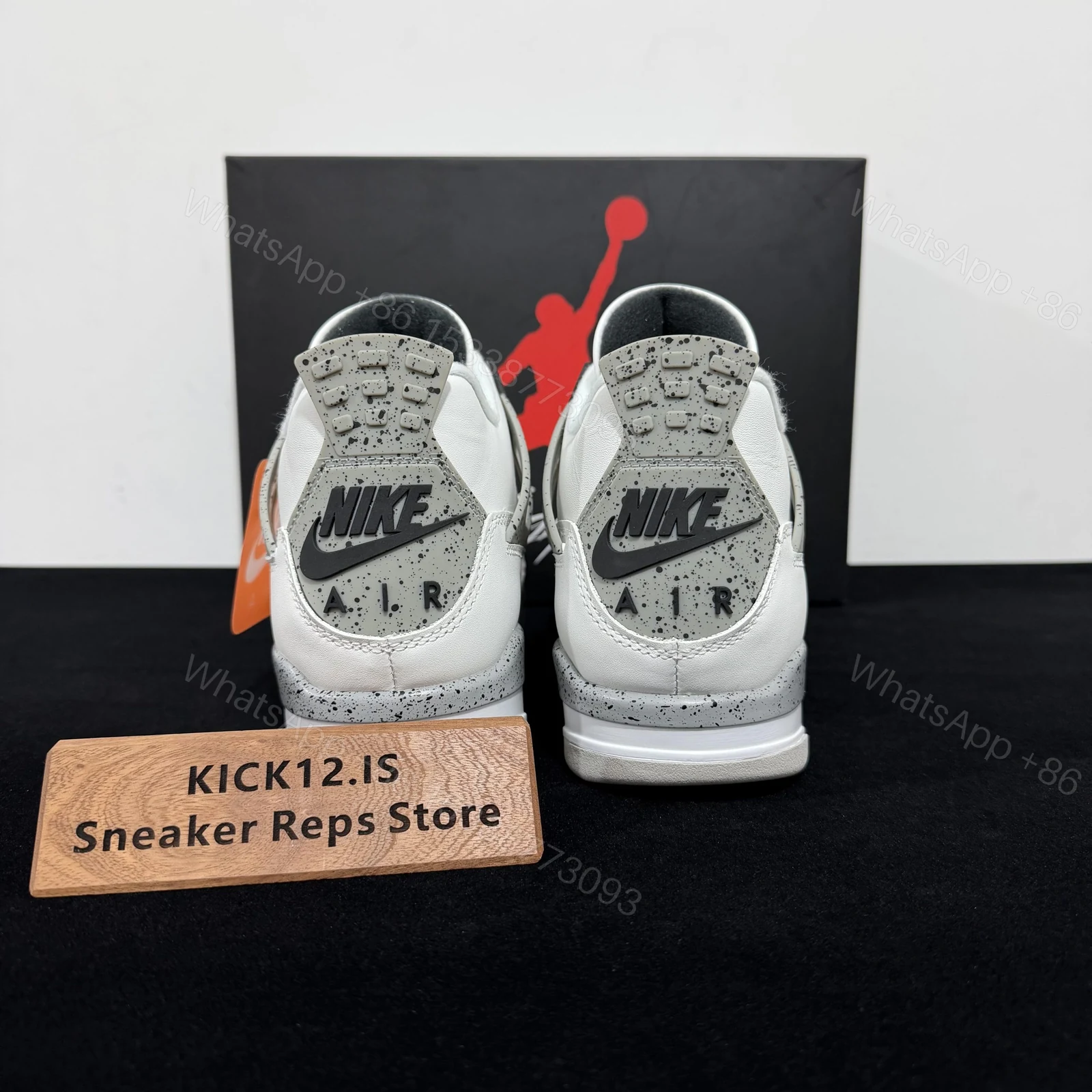 View 6 of Air Jordan 4 Retro White Cement 2025 Reps
