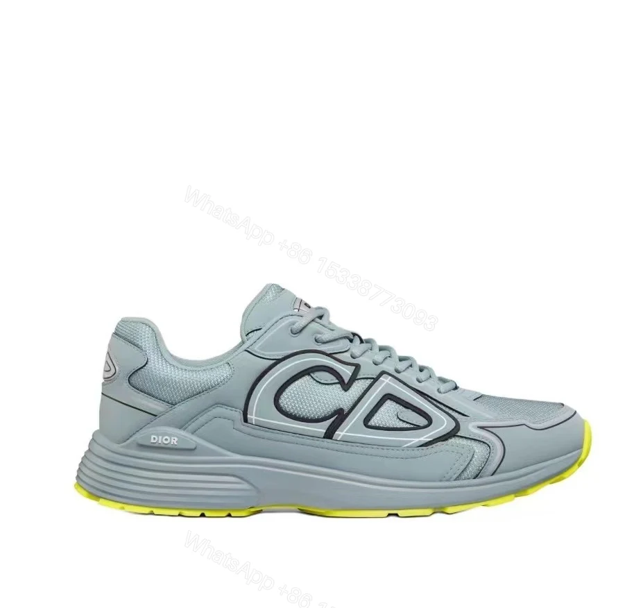 View 2 of B30 Sneaker Blue Mesh and Technical Fabric 3SN279ZRD_H555