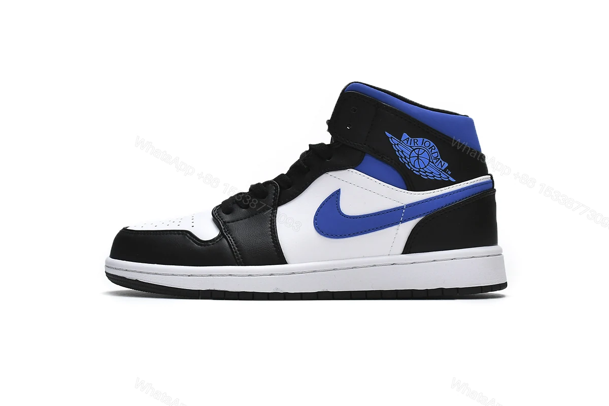 View 9 of Air Jordan 1 Mid Racer Blue 554724-140