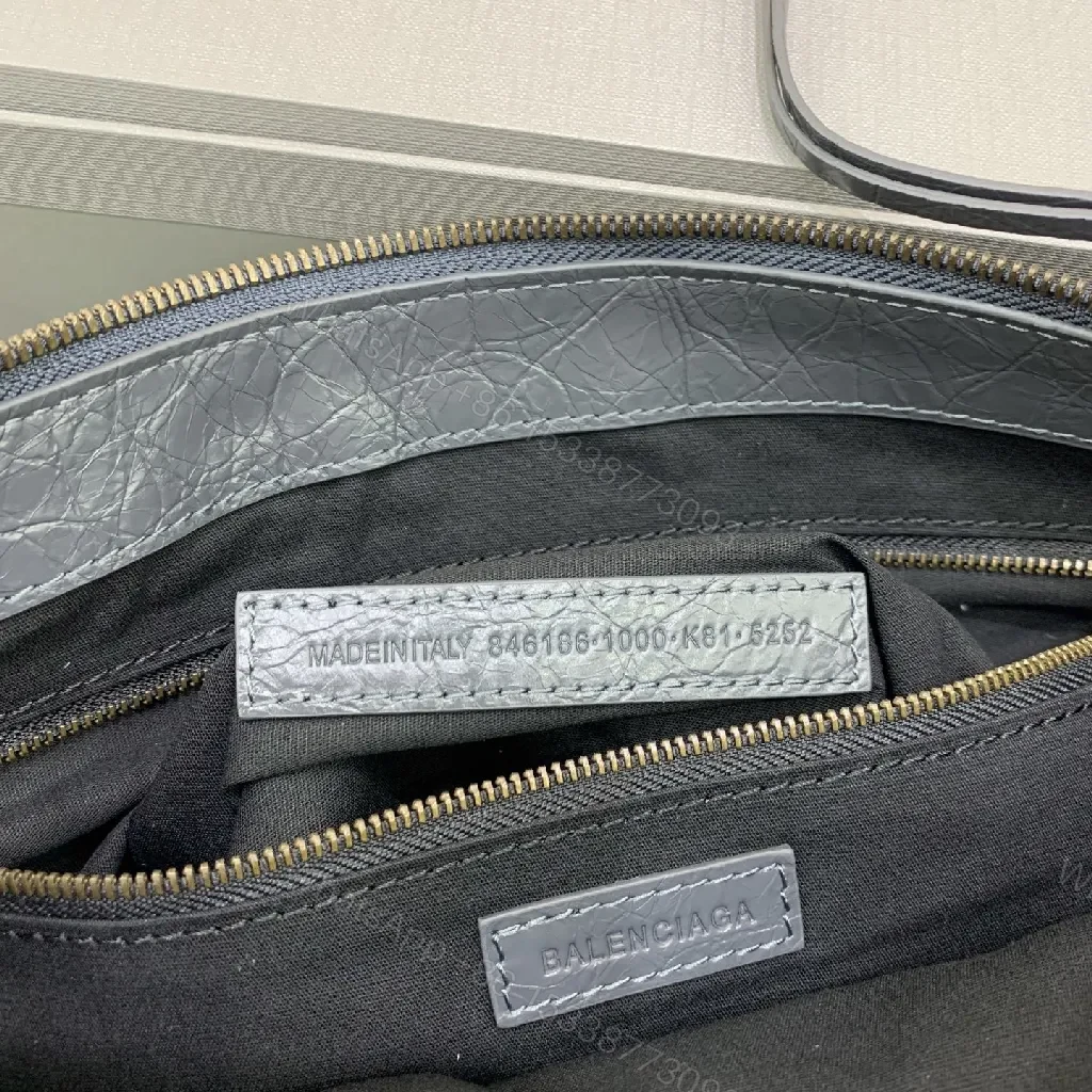 View 8 of Textured Leather Everyday Crossbody with Subtle Hardware Detailing