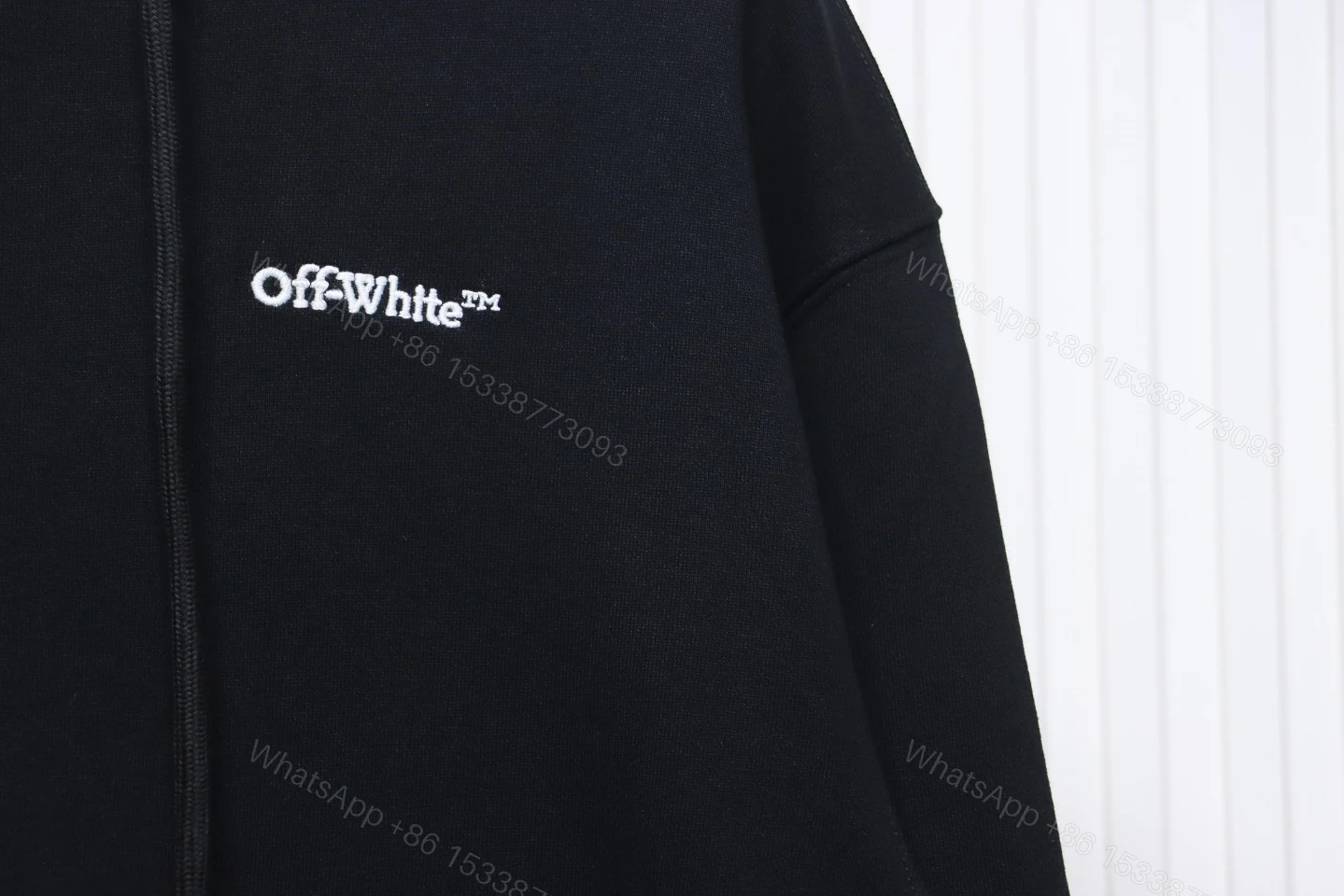 View 5 of Off-White White Embroidered Arrow Hoodie