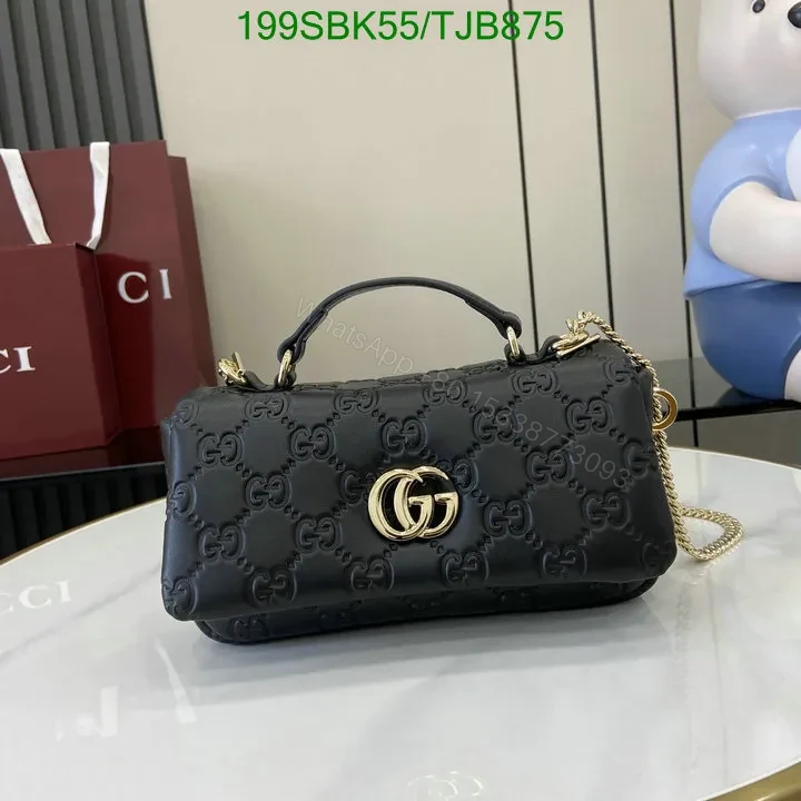 View 69 of Gucci Rosso Ancora Red Leather Mini Top Handle Bag HG258