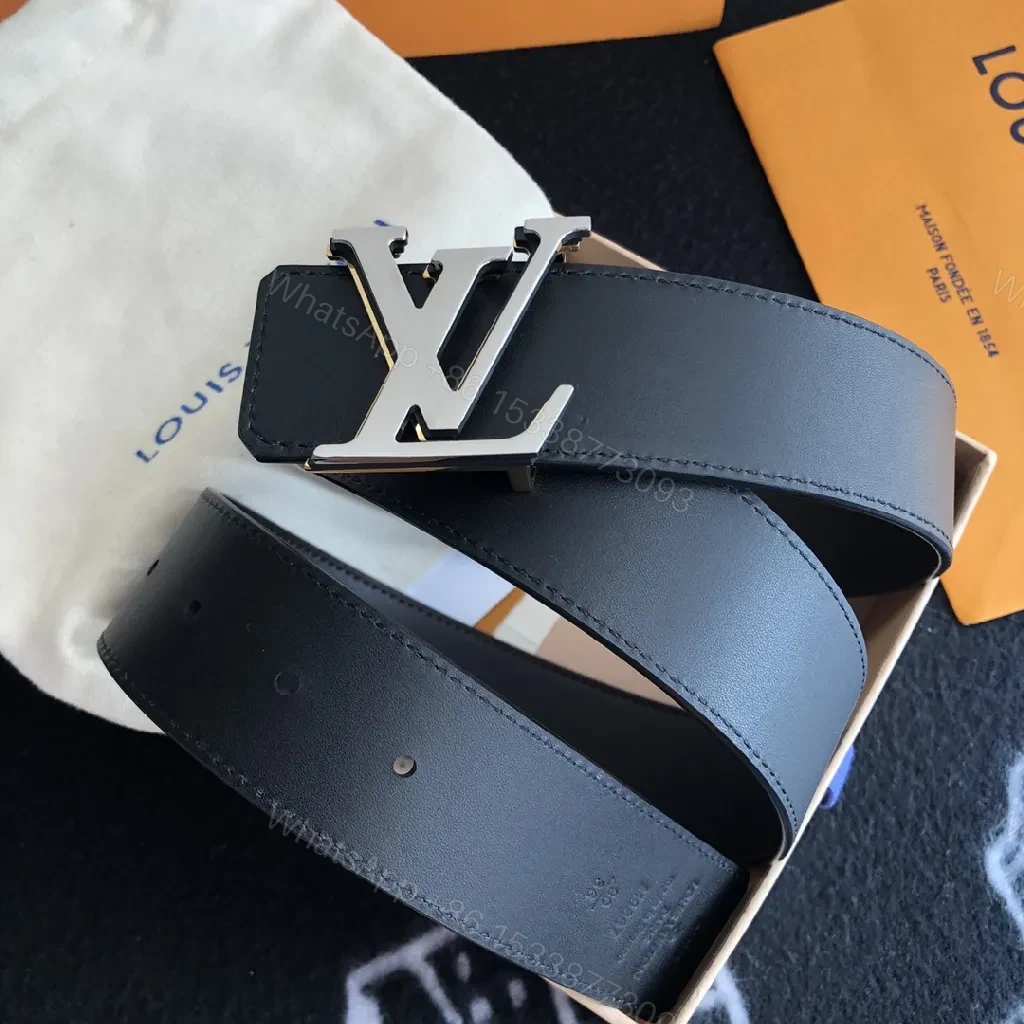 View 4 of Minimalist Luxury Belt with Iconic Monogram Buckle