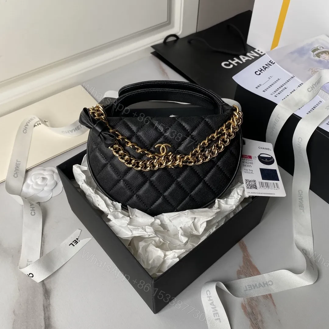 View 2 of Chanel mini gold chain bag, light pink CN628