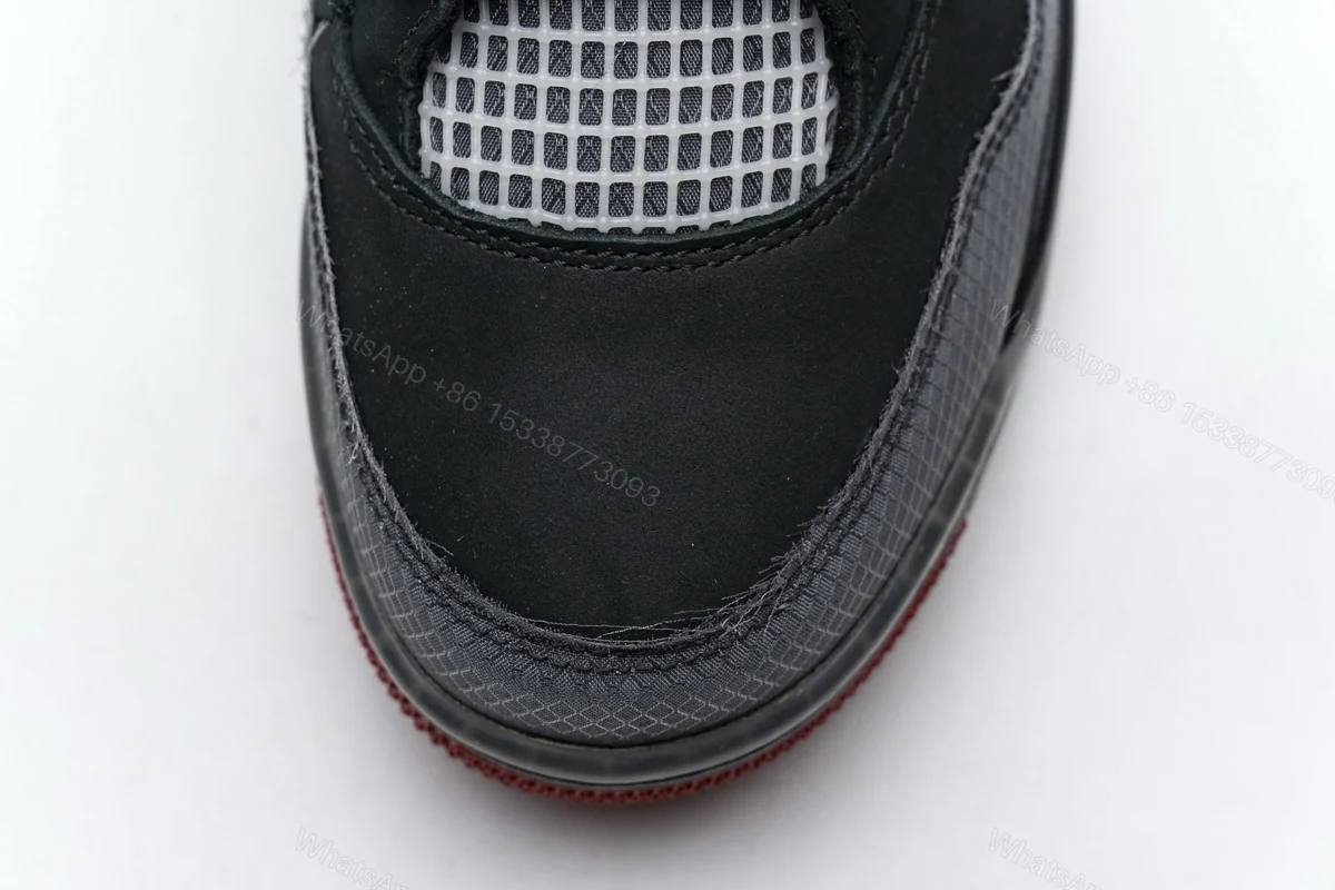 View 9 of OFF White x Air Jordan 4 Retro Bred CV9388-001