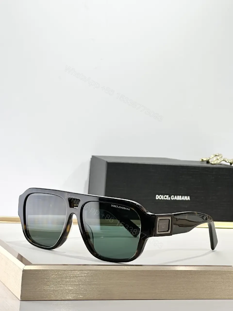 View 8 of Bold Acetate Sunglasses: Large-Frame Luxury UV Protection