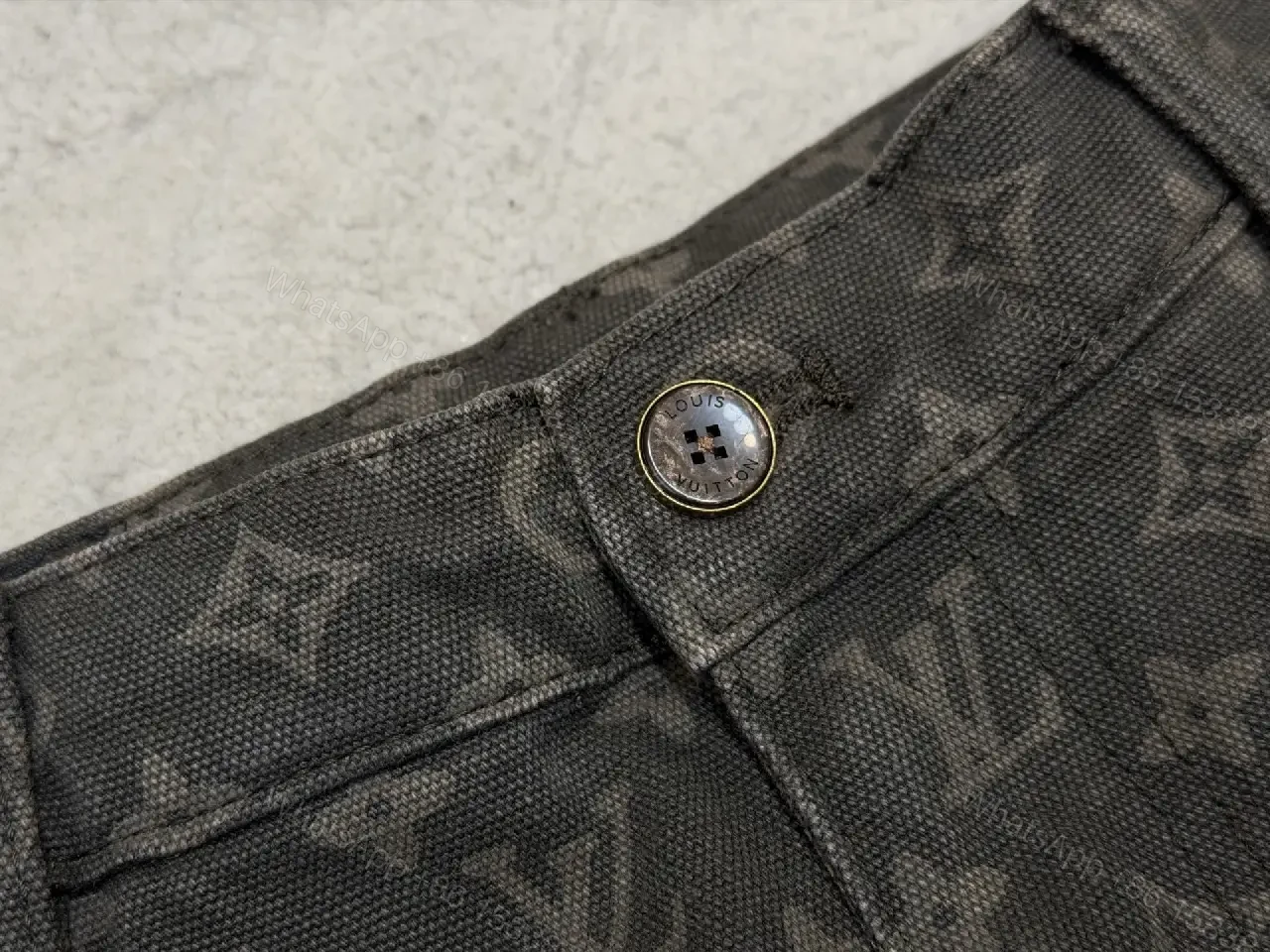 View 7 of Patterned Monogram Utility Trousers - Luxe Streetwear Pants