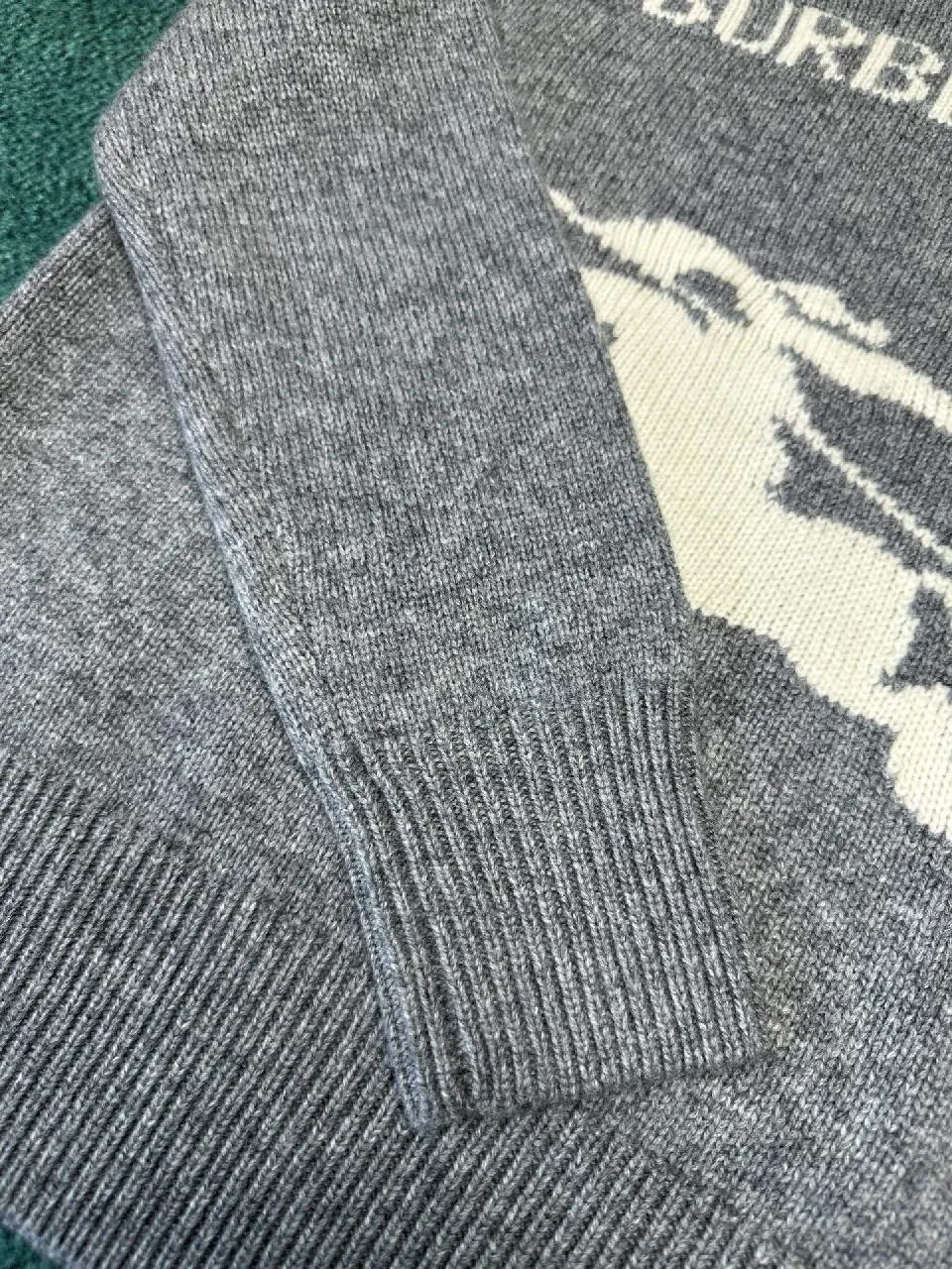 View 8 of Grey Knit Sweatshirt: Modern Texture, Elevated Comfort
