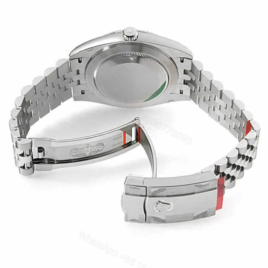 View 3 of Rolex Datejust 41 126334 Super Clone : White Rolesor Fluted Bezel Silver Dial
