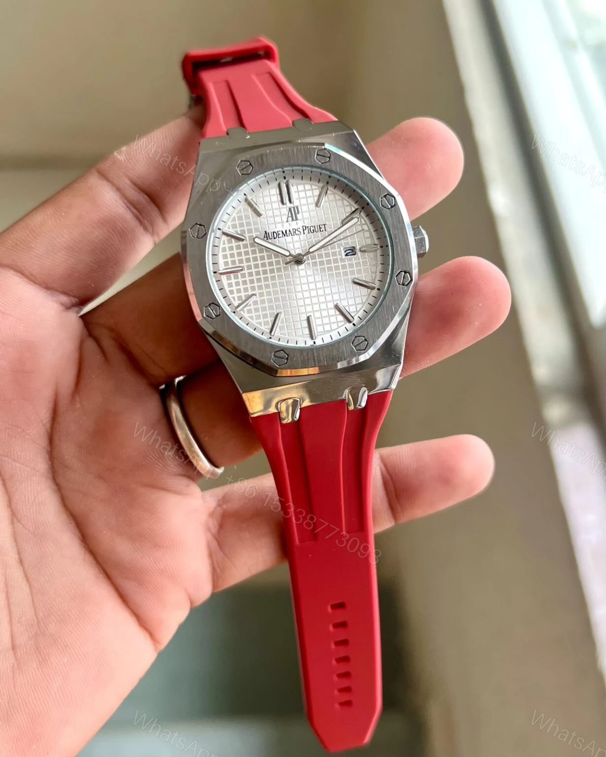 View 2 of Audemars Piguet Red Model 12 Hours Analog 40mm Automatic