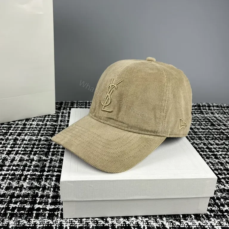 View 4 of Corduroy YSL-Inspired Cap: Subtle Luxury, All-Day Comfort