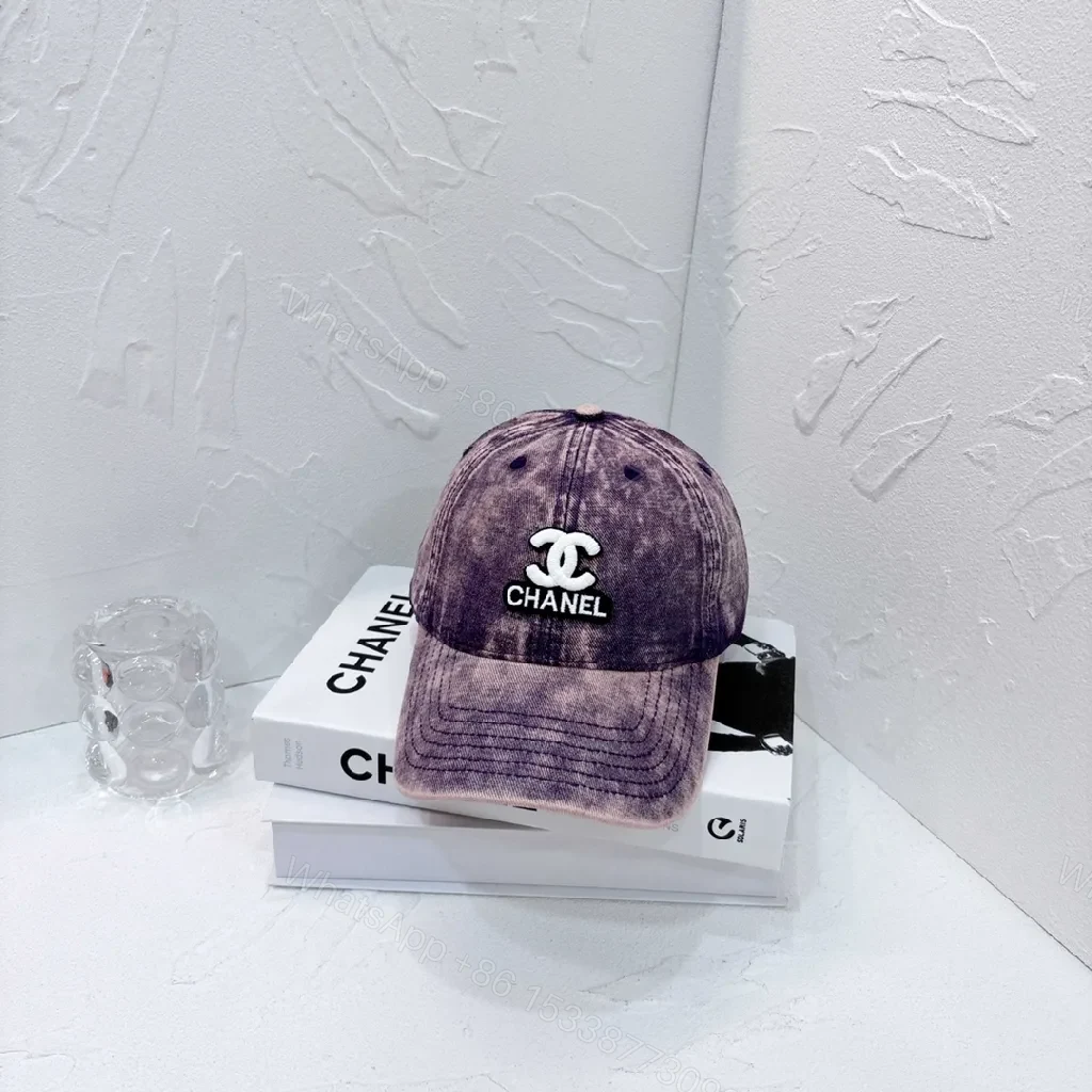 View 9 of Denim Chanel Emblem Cap â€” Modern Luxury, Effortless Presence