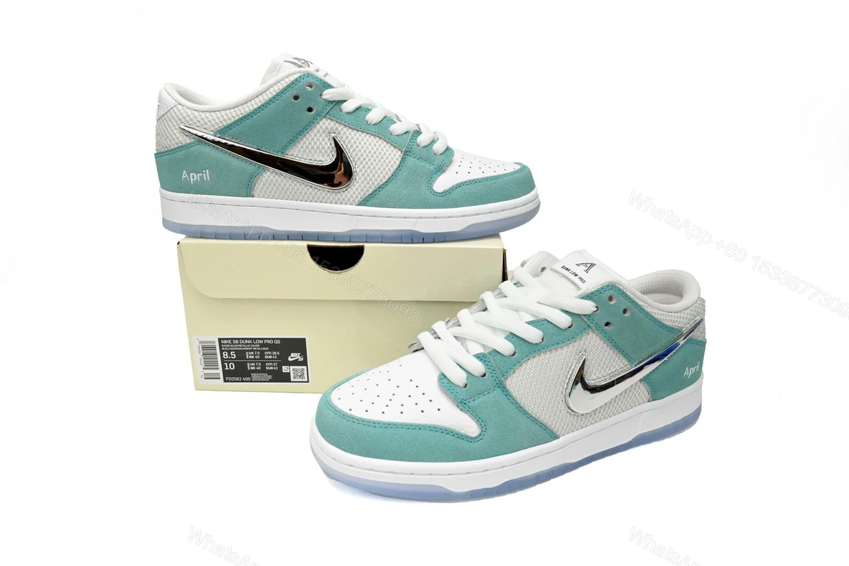 View 2 of Nike SB Dunk Low April Skateboards FD2562-400