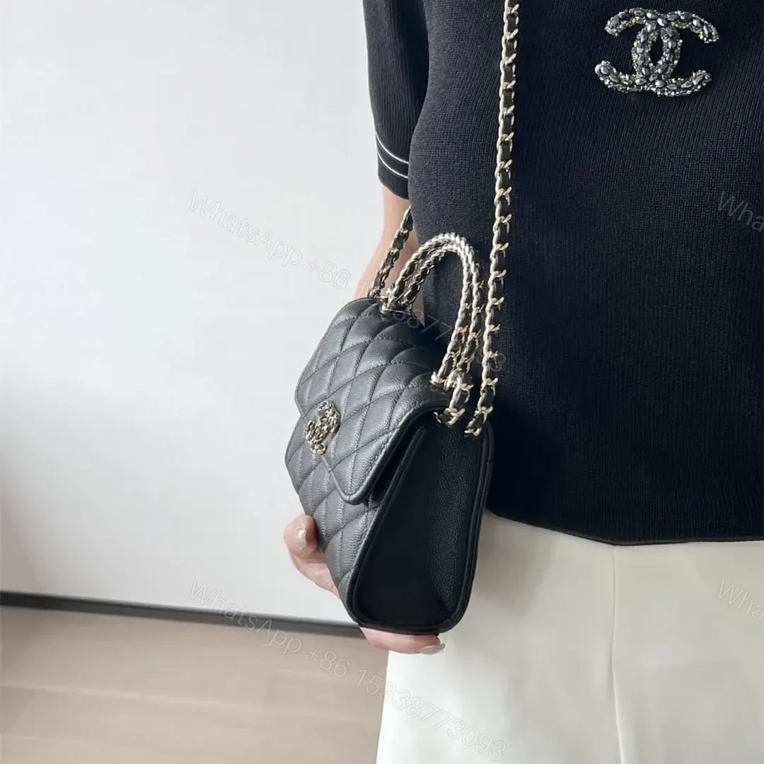 View 20 of 高仿Chanel*23P系列AP3237豎版Kelly手袋黑色免檢版