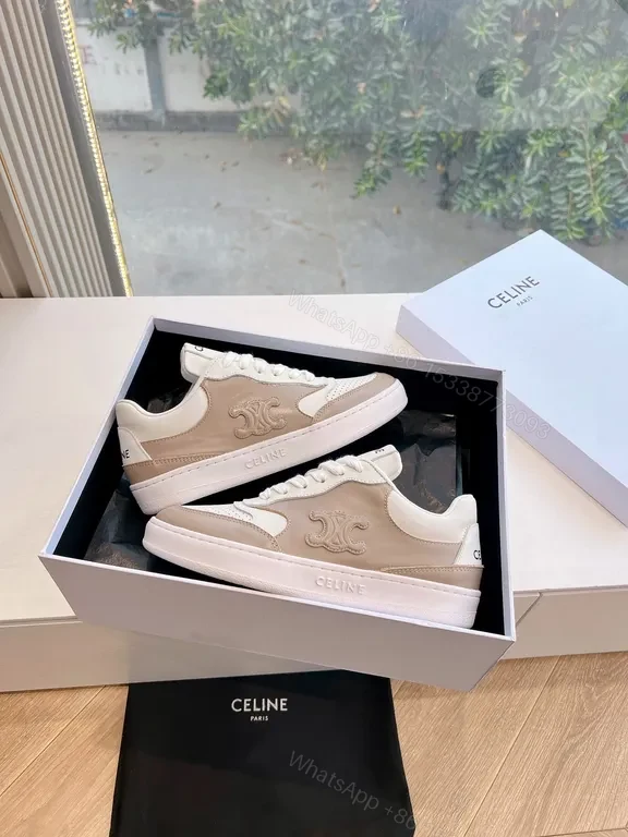 View 6 of CÃ©line Textured Leather High-Tops: Subtle Luxe Sneakers