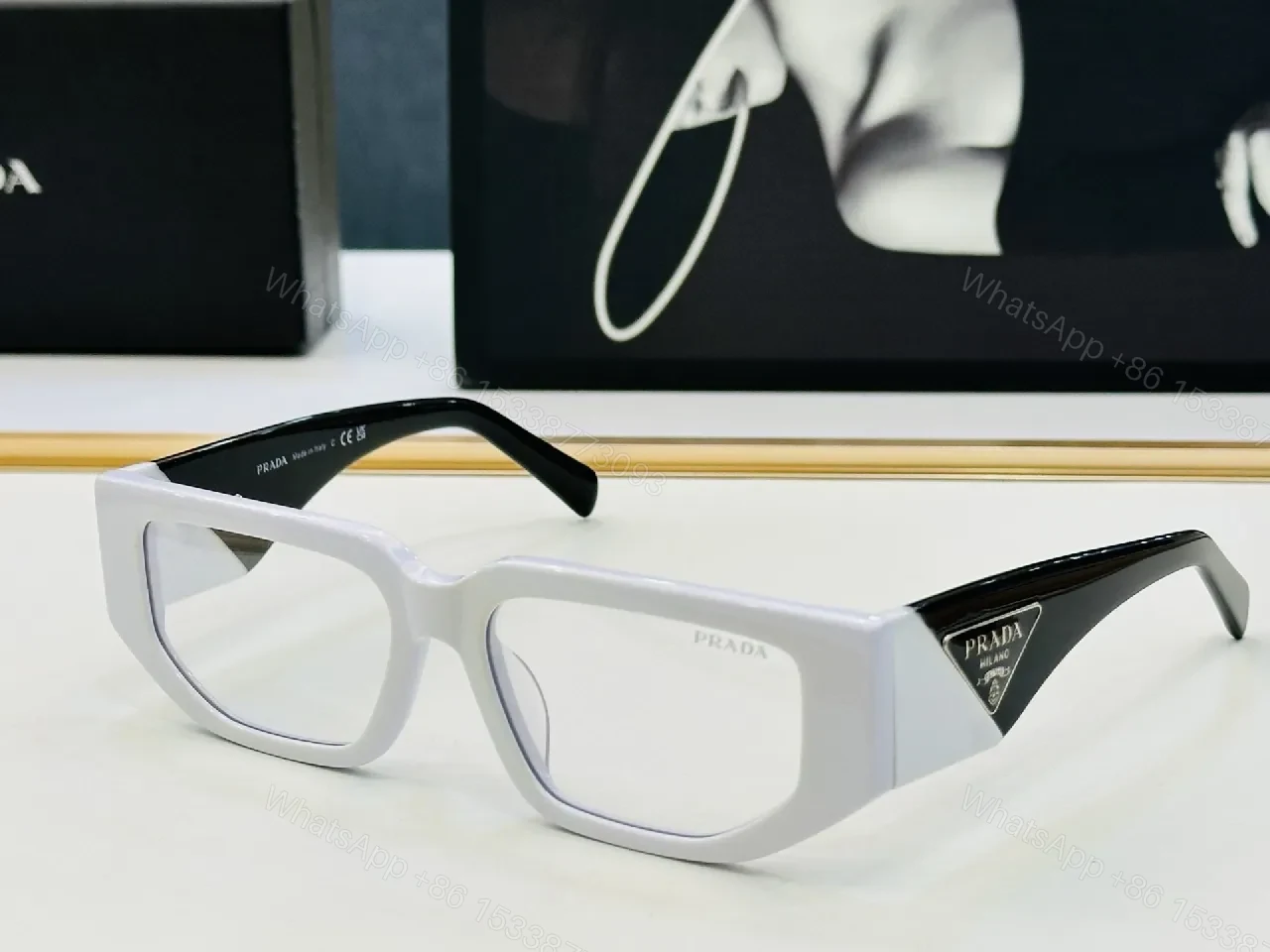 View 5 of Black Acetate Rectangle Eyewear – Comfort-Heavy, Designer-Feel Frames
