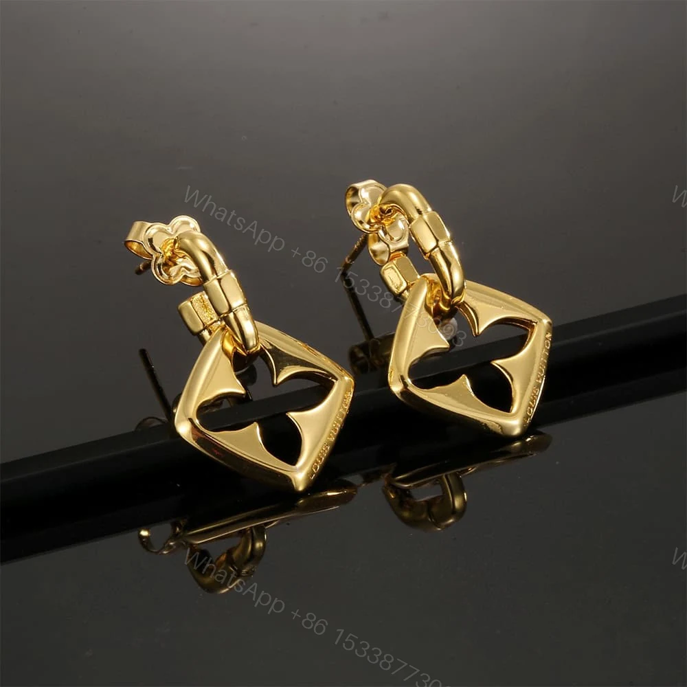 View 4 of LV PUFFYGRAM EARRINGS
