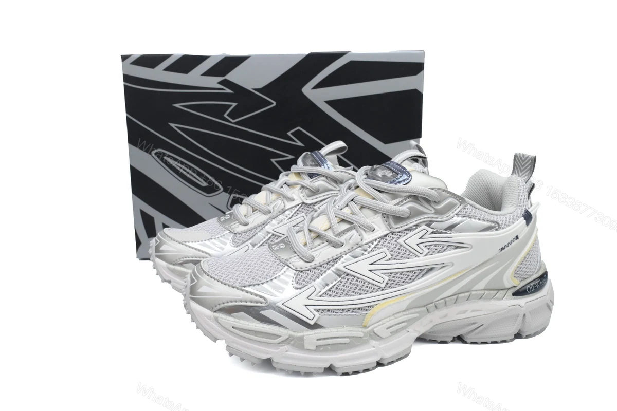 OFF-WHITE Out Of Military White Gray OMIA295F24 FAB00 10606 — view 2