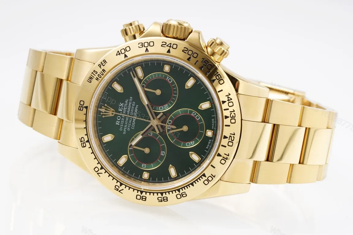 View 4 of BP Factory Clean Factory KING Rolex Daytona 4130 Gold Green