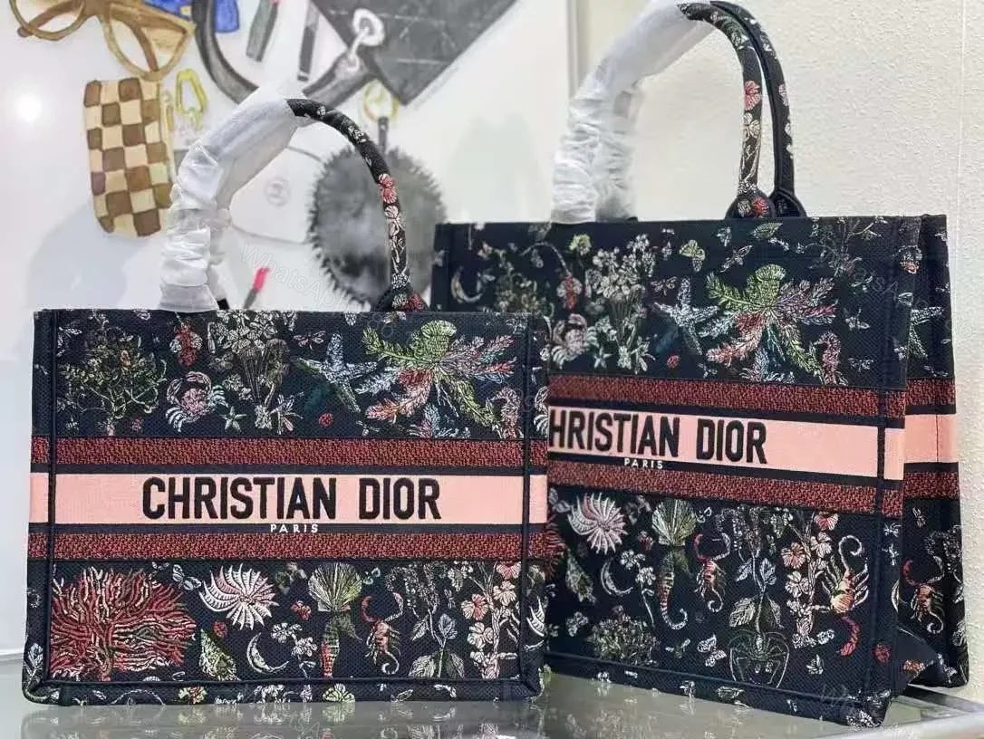 DIOR Christian Dior Book Black Tote Bag — view 1