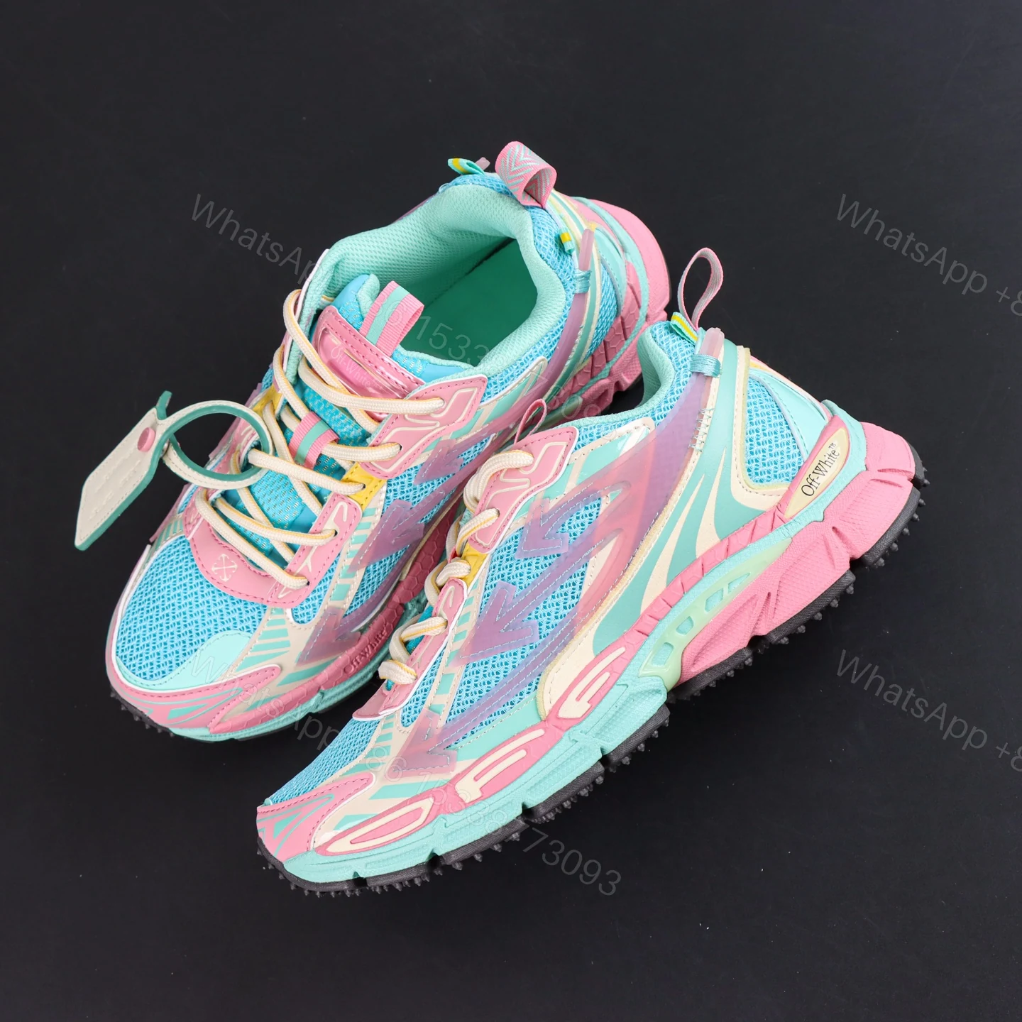 View 6 of Off White Be Right Back Pink Blue