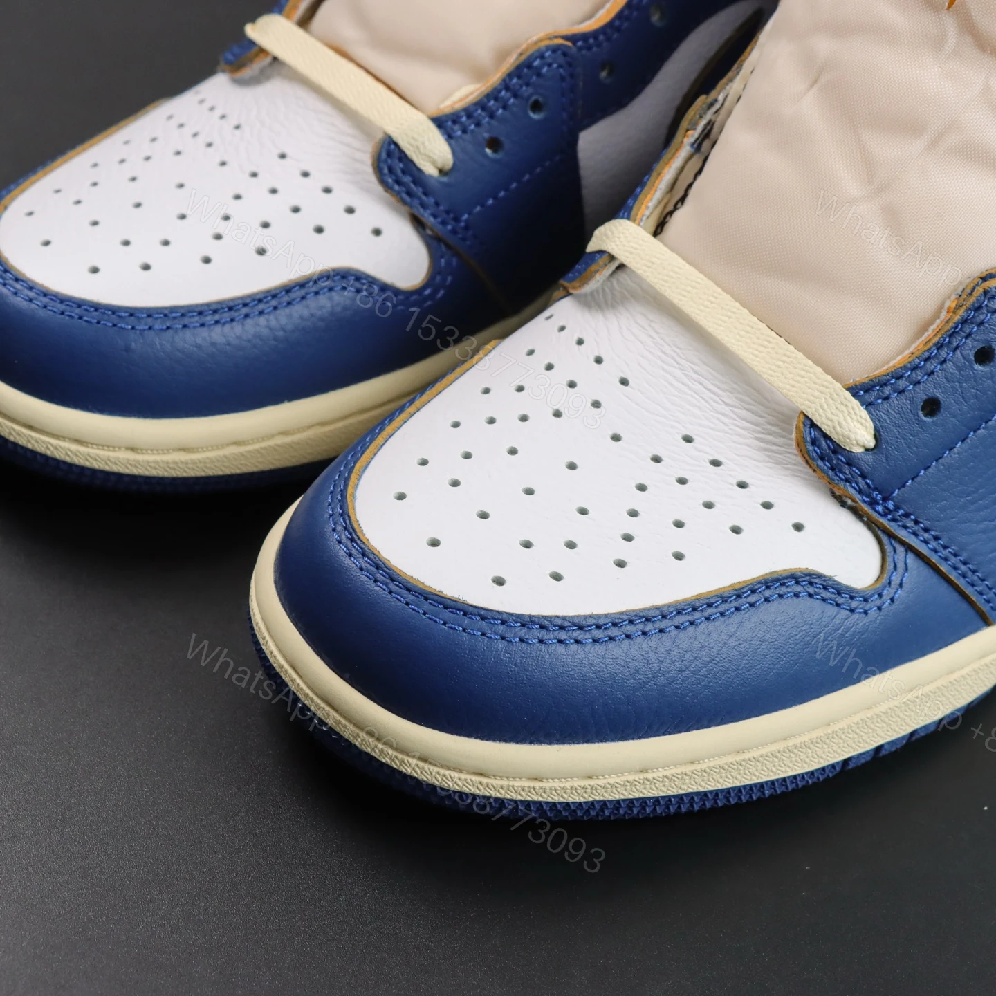 View 5 of Jordan 1 Retro High Union Los Angeles Storm Blue Reps