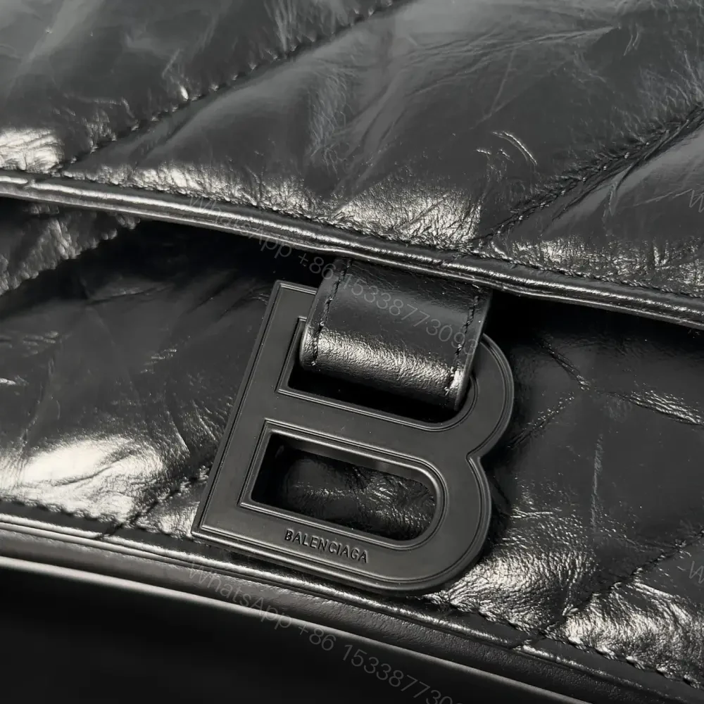 View 6 of 高仿BalenciagaCrush鏈條包中號S