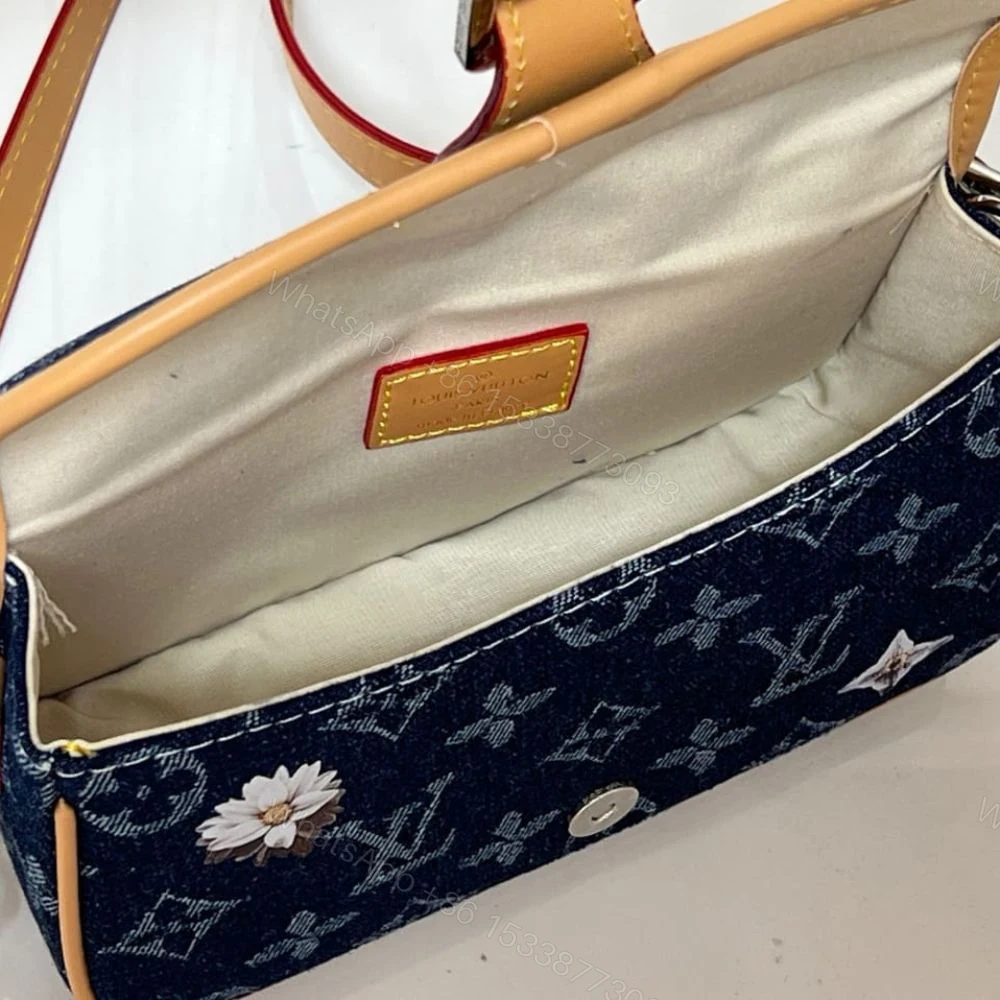 View 7 of Louis Vuitton Nano Diane Blue Denim 19Cm