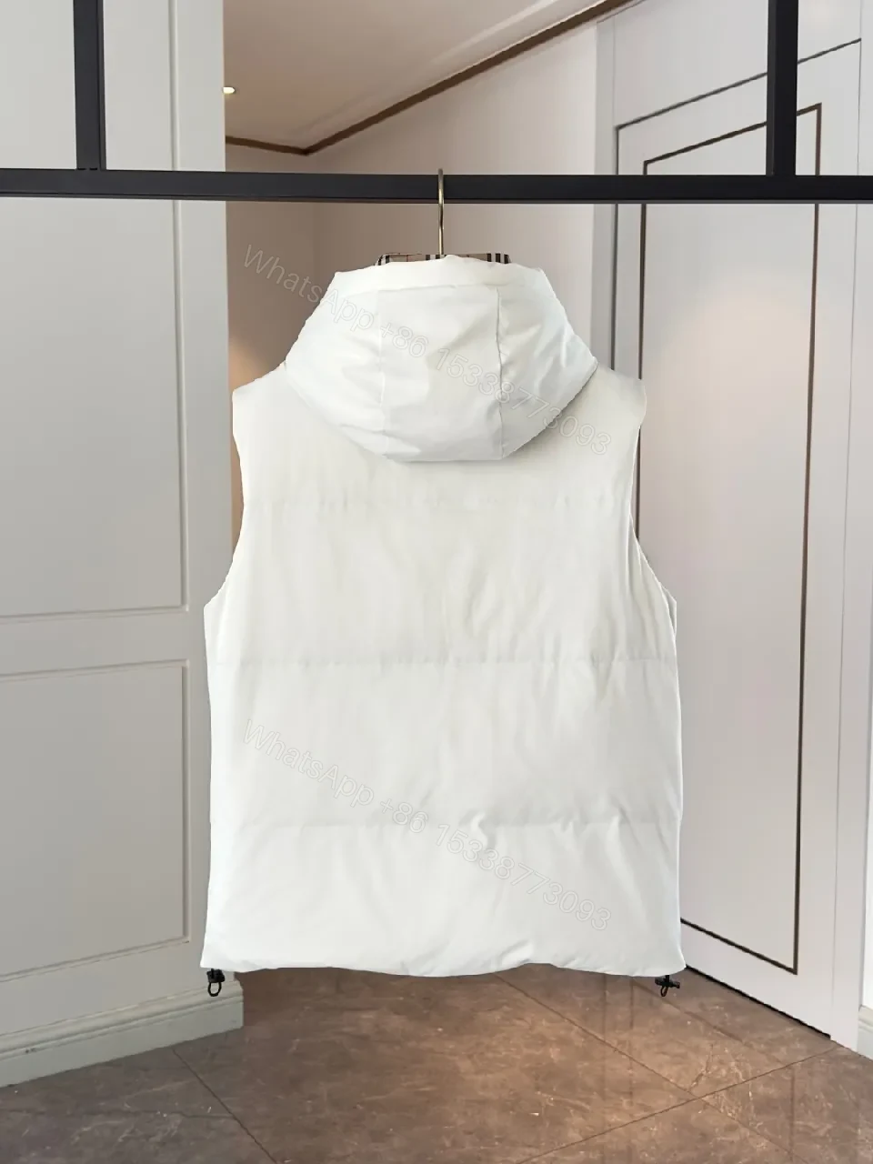 View 6 of Minimalist Quilted Vest: Burberry-inspired Warmth & Water-Repellent Shell