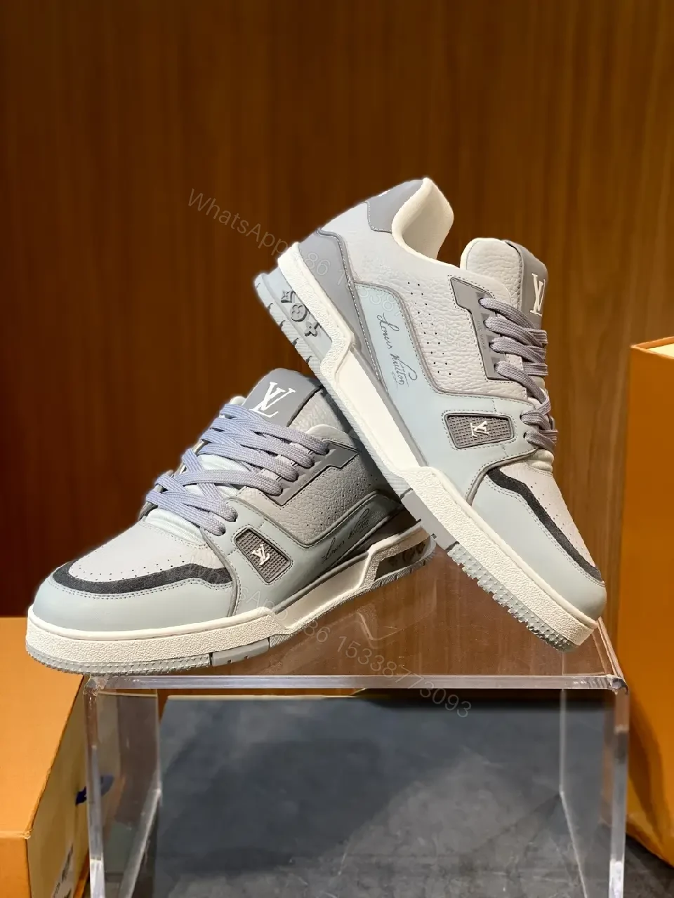 View 8 of Texture-Forward Luxury Sneakers: Modern Comfort, Signature Detailing