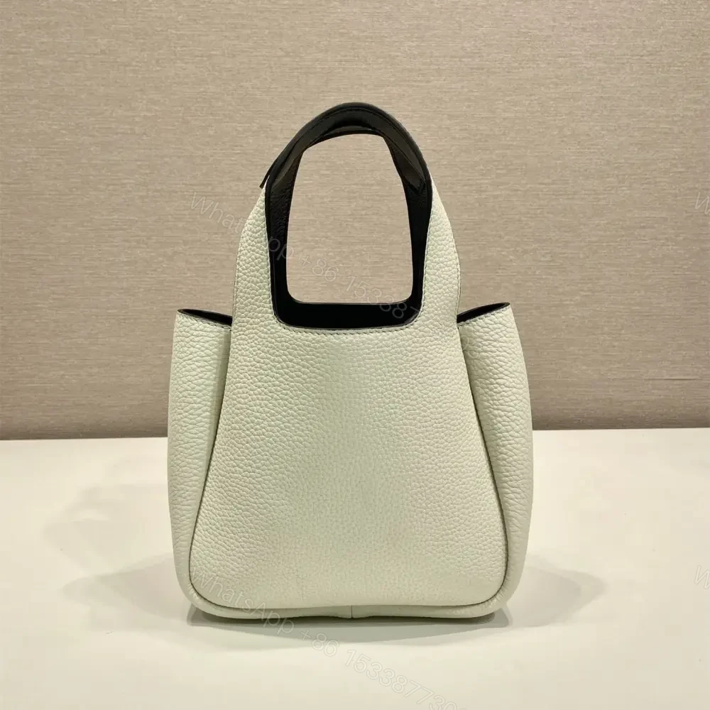 View 2 of 高仿Prada*Tote系列1BA349徽標手提包金扣白色Mini免檢版