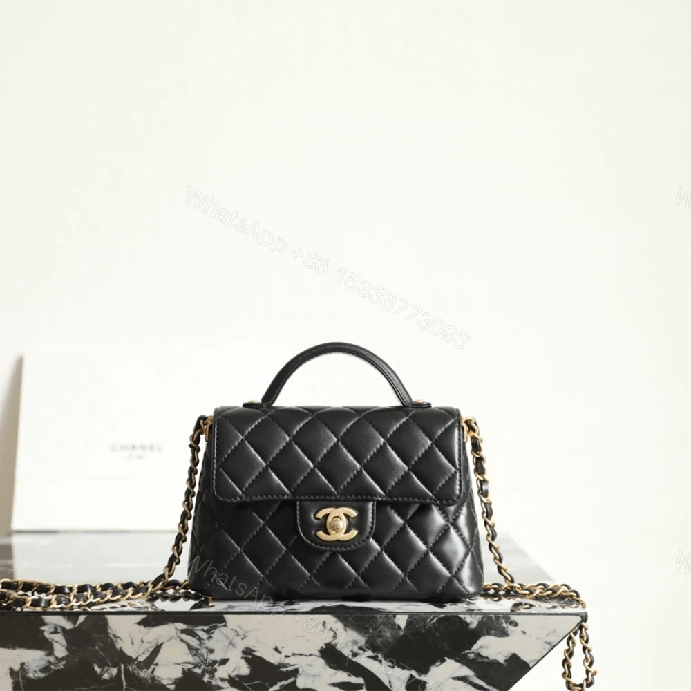 View 3 of 高仿Chanel*25P系列AS5355小羊皮Kelly單肩手提包免檢版