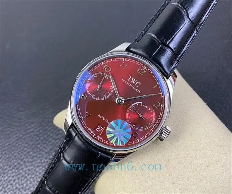 View 8 of Super Replica IWC Portugieser Red Dial Watch